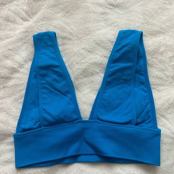 Garage Blue Ribbed Tank Top - Picture 2 of 3